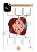 PDF - Le corps - Fiche 4 "Place les parties du visage"