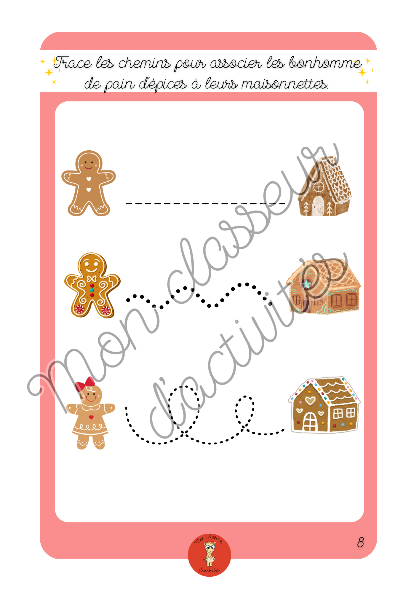 Le classeur de Noël - de 2 à 6 ans - personnalisable