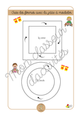 Les formes - Fiche 10 "Crée les formes avec la pâte à modeler"