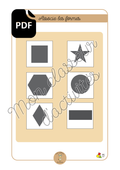 PDF - Les formes - Fiche 5 "Associe les formes"