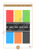 Les couleurs - Fiche 4 "Gare les voitures"