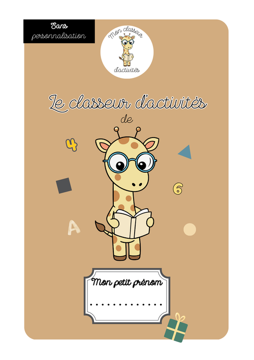 Classeur A4 seul, personnalisé
