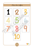 Les chiffres - Fiche 1 "Place les chiffres"