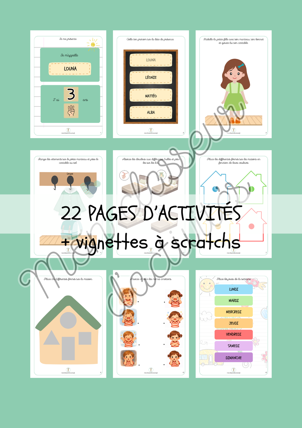 Petite section Maternelle n°1, 3-4 ans