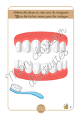 Hygiène - Fiche 3 "Brosse les dents"