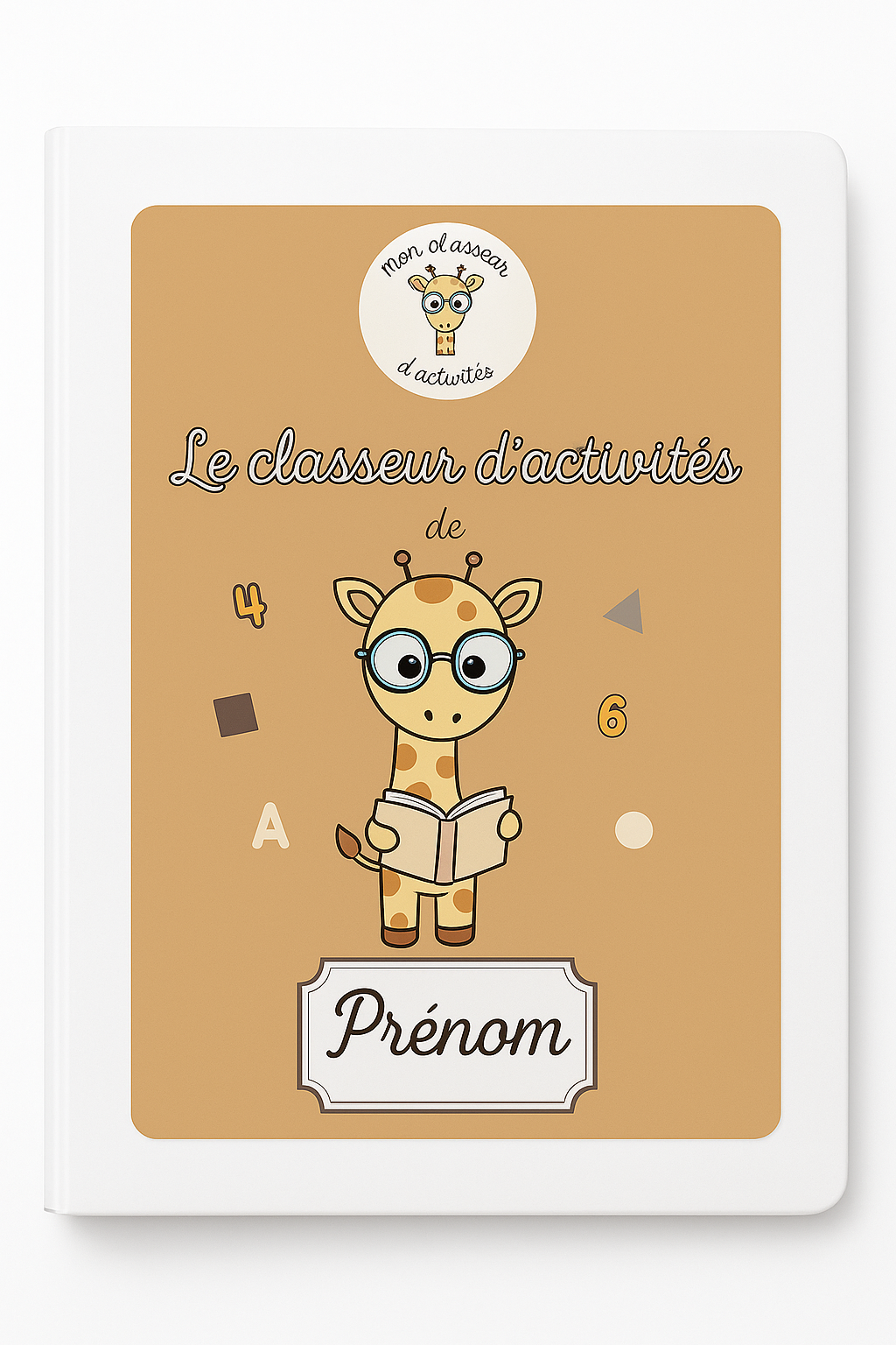 Classeur A4 seul, personnalisé