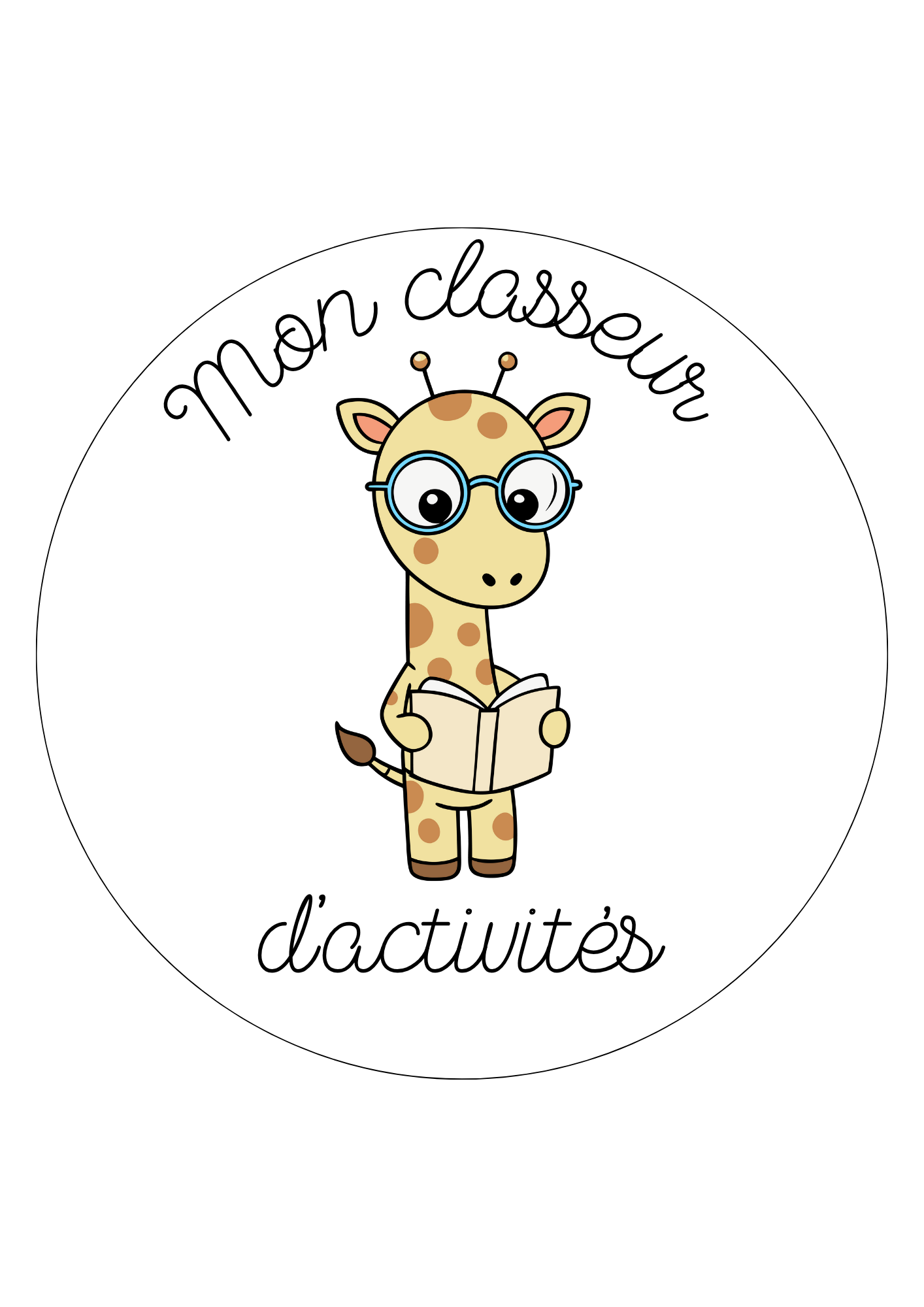 Mon classeur d'activités